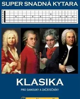 Hudba - noty, spevníky, príručky Super Snadná Kytara - Klasika pro samouky a začátečníky + online audio - Kolektív autorov