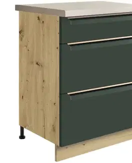 Kuchynské skrinky stojace Skrinka do kuchyne Glamour10d Green