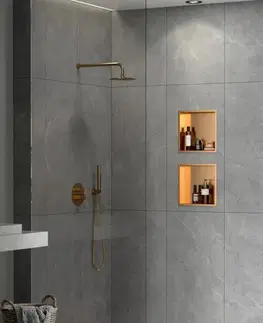 Regály a poličky Vstavaná polička SAT Aurum rose gold 33x33 cm SATAURN3030BRG SATAURN3030BRG