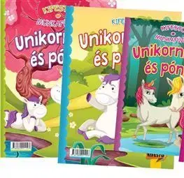 Nalepovačky, vystrihovačky, skladačky Komplet omaľovaniek Unikornisok és pónik / Jednorožce a poníky