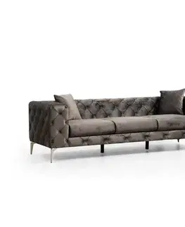 Pohovky a gauče Trojmiestna pohovka Como 3 Seater - Anthracite