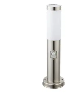 LED osvetlenie Globo 3158SLED - LED vonkajšie svietidlo so senzorom BOSTON 1xE27/8,8W/230V IP44 3158SLED