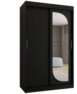 Šatníkové skrine Skriňa Lucy 150 čierna