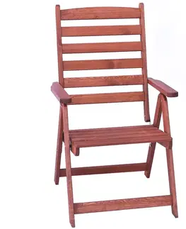 Záhradné drevené kreslá Záhradná stolička Krosno
