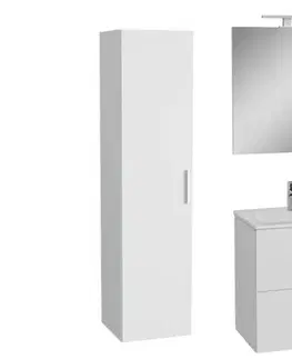 Kúpeľňový nábytok Kúpeľňová zostava s umývadlom 60 cm vrátane umývadlovej batérie, vtoku a sifónu VitrA Mia biela KSETMIA60B KSETMIA60B