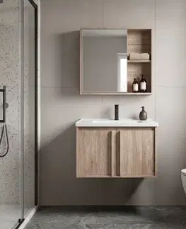 Kúpeľňový nábytok REA - Súprava kúpeľňového nábytku s umývadlom Gama T25023 QHM 60CM REA-M0203