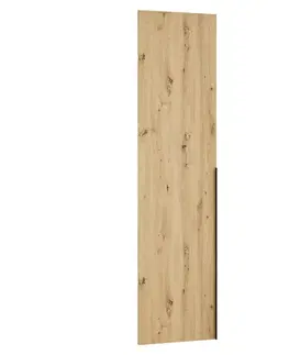 Šatníkové skrine KONDELA Kreo 50 vysoké dvierka dub artisan