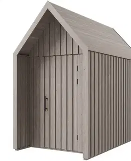 Drevené domčeky na záhradu Záhradný domček Swedish Barn 1629 sivý V1