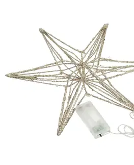 Vianočné dekorácie Viedol hviezda Glitter Star 30 cm