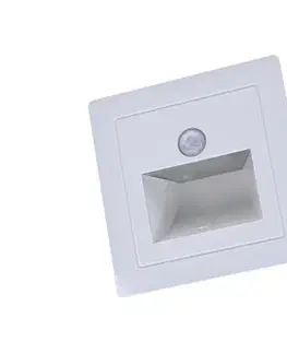 LED osvetlenie Bohemia-Design LED schodiskové svietidlo s pohybovým a súmrakovým senzorom LED/3W/230V 6000K biela NASBC6