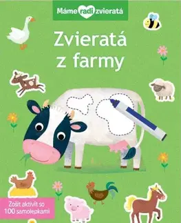 Nalepovačky, vystrihovačky, skladačky Zvieratá z farmy - Máme radi zvieratá