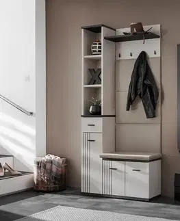 Predsieňový nábytok Predsieňový nábytok Hugo V Cc Hg5+P2 Vankúš Kašmír/Čierna