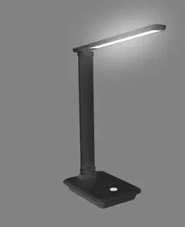 Moderné lampy Stolná lampa Medan LED 9W čierna