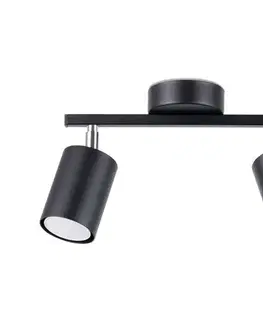Svietidlá  SL.1127 - Bodové svietidlo LEMMI 2xGU10/40W/230V čierna SL.1127
