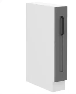 Kuchynské skrinky stojace Kuchynská skrinka Luna dustgrey/biela 15D Cargo BB