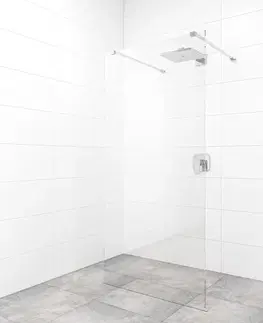 Sprchové dvere Sprchová zástena Walk-in 120 cm SAT vo farbe profilu chróm SATBWI120ZAV SATBWI120ZAV