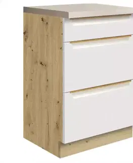 Kuchynské skrinky stojace Skrinka do kuchyne Glamour9d White