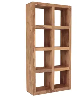 Knižnice Knižnica Gani 90x200x35 z indického masívu palisander
