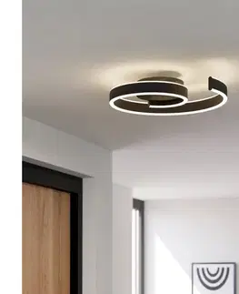 Svietidlá Eglo 901888 -LED RGBW Stmievateľné stropné svietidlo ANDABAIA-Z LED/37W/230V čierna 901888