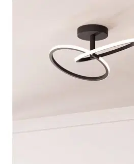 Svietidlá Eglo 902144 - LED stropné svietidlo CONGIUNTI LED/12W/230V 2700/4000/6500K čierna 902144