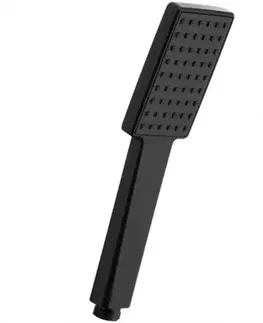 Sprchové hlavice Ručná sprcha čierna rovná Logon Black 1F