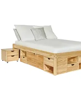 Postele pre dievčatá Posteľ 30400650 Claas 180x200 Prírodné