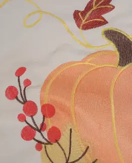 Dekoračné obliečky MKLozkoviny.sk Jesenná obliečka na vankúš 45 x 45 cm - Tekvica 02-  -