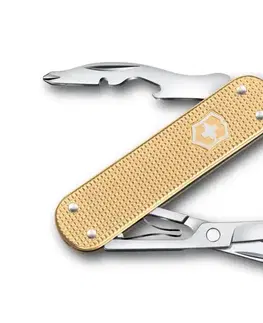 Camping a outdoor Victorinox - Multifunkčný vreckový nôž COMPANION S ALOX 5,8 cm/5 funkcií zlatý 0.6261.28
