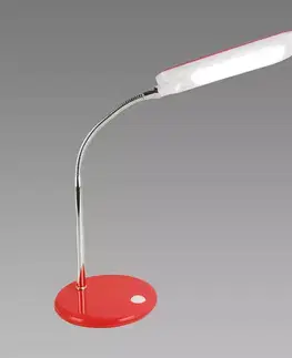 Kancelárske osvetlenie Stolná lampa Dori LED červená 02787 LB1