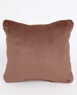 Dekoračné obliečky MKLozkoviny.sk Obliečka na vankúš mikroplyš 40 × 40 cm –  Laura mocha mousse-  -