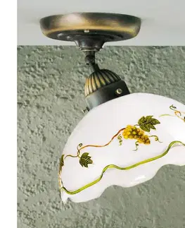 Svietidlá Kolarz 731.10.110 - Prisadený luster NONNA 1xE27/75W/230V priemer 20 cm vínový 731.10.110