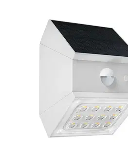 Svietidlá  LED nástenné solárne svietidlo so senzorom LED/2,5W/3,7V IP65 1200 mAh biele 24097
