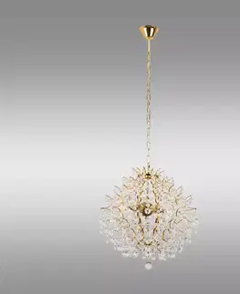 Moderné lustre do obývačky Luster Rosa 6 Gold AH-ROE146GD LW6