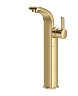 Kúpeľňové batérie OMNIRES - DARLING umývadlová batéria vysoká, 33 cm, zlato lesk DA5013GL