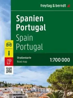 Do auta Španielsko, Portugalsko 1: 700 000 - automapa
