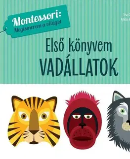 Leporelá, krabičky, puzzle knihy Első könyvem Vadállatok - Montessori: Megismerem a világot - Chiara Piroddi