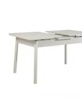 Jedálenské stoly Extendable Dining Table Santiago Masa White
