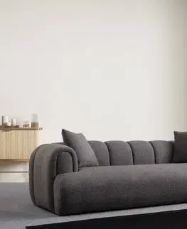 Pohovky a gauče Trojmiestna pohovka Puffy 3 Plain - Anthracite