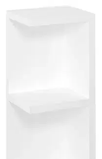 Kúpeľňový nábytok SAPHO - RIWA otvorená polica 20x70x15cm, ľavá/pravá, biela RIW250-0030