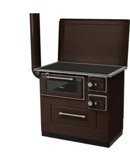 Sporáky Kinekus Sporák ELEGANT 10 / SD10 hnedý, ľavý