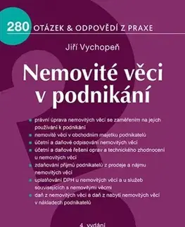 Dane, účtovníctvo Nemovité věci v podnikání, 4. vydání - Jiří Vychopeň