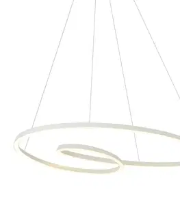 Závesné svietidlá Škandinávske závesné svietidlo béžové 110 cm vrátane LED s 3-stupňovým stmievaním - Circuit
