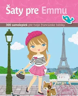 Nalepovačky, vystrihovačky, skladačky Šaty pre EMMU – Kniha samolepiek