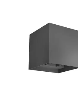 LED osvetlenie Redo 90296 - LED Vonkajšie nástenné svietidlo VARY 2xLED/10W/230V IP54 antracit 90296