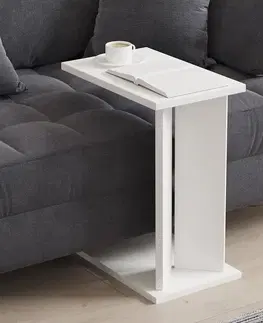 Konferenčné stolíky Príručný stolík / Odkladací stolík Lun - White