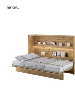Postele Dig-net nábytok Sklápacia posteľ Lenart BED CONCEPT BC-05 dub artisan | 120 x 200 cm