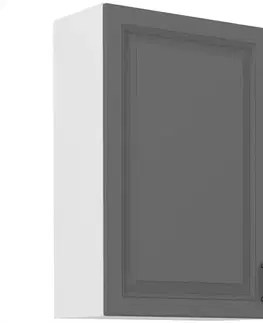 Kuchynské skrinky visiace Kuchynská skrinka Stilo dustgrey/biely 60g/90 1f