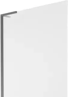 Sprchové dvere MEXEN/S - Next L vaňová zástena FIX 90 x 150, dekor, grafit metal 895-090-000-03-30-95