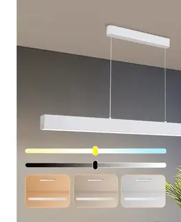 Svietidlá BRILAGI - stmievateľný LED luster SLEEKLINE SMART LED/40W/230V Wi-Fi Tuya biely + diaľkové ovládanie BRI111