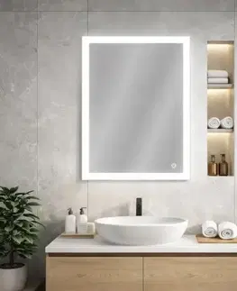 Zrkadlá s osvetlením Zrkadlo LED 40 + dotykový spínač 60X80
